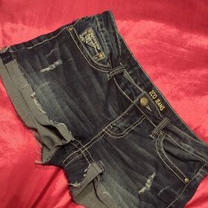 IZOD Jeans Women's Dark Blue Jean Shorts